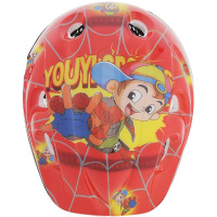 Шлем 22см красный пластик детский HB2273