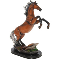 Сувенир "Конь" 30х15х40см цвет пегий, полистоун 626047/SG002