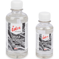 Эпоксидная смола 375 гр (смола 250гр + отвердитель 125гр) ERV-375