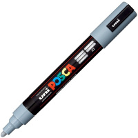 Маркер на водной основе "POSCA" серый, пулевидный наконечник, толщина линии 1.8-2.5мм Маркер на водной основе "POSCA" серый, пулевидный наконечник, толщина линии 1.8-2.5мм
