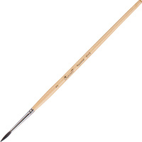 Кисть белка микс круглая №2 короткая ручка 211202