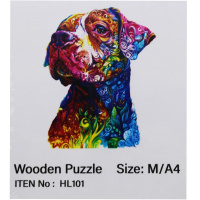 Пазл 14х12,5см дерево M "Собака" HL101/11338-24