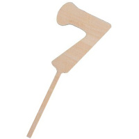 Заготовка д/декор. "Цифра 7" украшение для торта 15*5,6см ВД-121