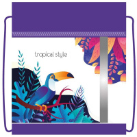 Сумка для сменной обуви "Элит. Какаду" 36x46см 1 отделение с карманом СДС-711