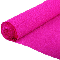 Бумага гофрированная 50х250см 039, ярко-розовая Y1755-14