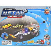 Конструктор металлический "Автомобиль Гонка" 93 детали 898H-3