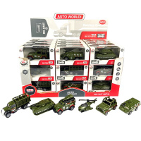 Машина "Военная" инерционная, пластик 8х3х3,5см, ассорти 2136594/QZ353A