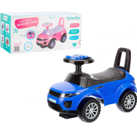 Каталка-автомобиль 62х42х27см черно-синяя, пластик (звук) IT107111