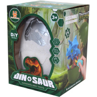Конструктор "Динозавр" 16см в яйце, с отверткой, пластик 2312222/6611-5