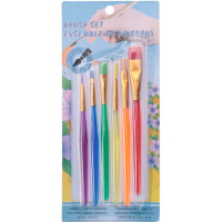 Набор кистей синтетика 6шт. (плоская 3шт., круглая 2шт., скошенная 1шт.) MB2393