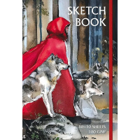 Скетчбук А5 14,5х21см 80-50л 100г/м2 "Сумерки" на закрытом гребне, на резинке, твер.обложка