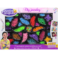 Набор бусин для творчества 47х34см, размер ассорти, в картонной коробке "Lic" M-20072