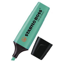 Маркер текстовыделитель "Boss" бирюзовый, клиновидный наконечник, толщина линии 2-5мм 70/51