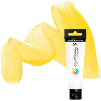 Краска акриловая 59мл кадмий желтый имитация туба System 3 129059620