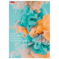 Тетрадь А4 80л линия "Нежный флёр" на скобе матовая ламинация 3 дизайна 082962