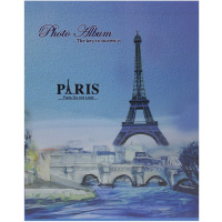 Фотоальбом 200 фото 10*15см "Париж" 26,5х21х5,5см 2 вида 6223