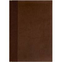Ежедневник недатированный А5 "Velvet" 352стр., коричневый, искусственная кожа XX21172033-121