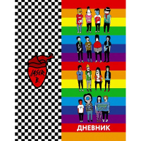 Дневник для 1-11 классов "Лазер Би" твердый переплет глянцевая ламинация 074362