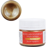 Воск декоративный "Хайлайтер" 20мл бронза 2103133