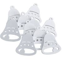 Заготовка д/декор. "Колокольчик" 5*4,5см 4 шт/уп. дерево Y4914-17