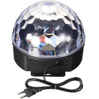 Диско Шар 18х14см музыкальный, черный (USB, Bluetooth) 2021-32