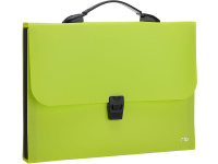 Портфель А4 7 отделений "Rio" 0,6мм салатовый EB40202