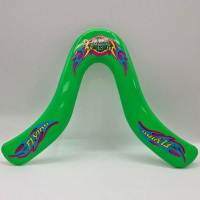 Бумеранг 30см, пластик, зеленый Y6355-17