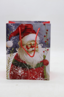 Пакет подарочный "Новый год" 18х23х10см 4 вида Y10548-24