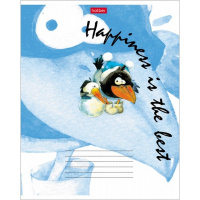 Тетрадь А5 12л узкая линия "Милашки" на скобе 5 дизайнов 12Т5В7/062635