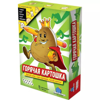 Игра настольная "Горячая картошка" 23х16см (100 листов, карандаш, кубик, 20 наклеек) 915867