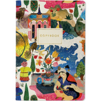 Тетрадь А5 40л клетка "Шахерезада" прошитый блок матовая ламинация 7-40-001/70