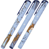 Ручка шариковая "DreamWrite. Олененок" 0,7мм синяя, в футляре, 3 вида 20-0264/02