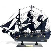 Корабль "Черная Жемчужина" 50х9х33см дерево, ткань, металл HQ-8522-50-F