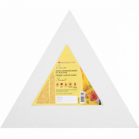 Холст на картоне треугольный 30см 100% хлопок, среднее зерно, 280г/м2 142452069