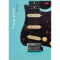 Тетрадь для нот А4 24л "Гитарный рифф" на скобе вертикальная 24ТдН4В_23483/064742