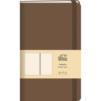 Ежедневник недатированный А5 "Joy Book" 272стр. горячий шоколад, искусственная кожа, на резинке