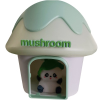 Ночник-проектор "Панда в домике" 13х13см пластик/пвх, 3 цвета, USB YD5721