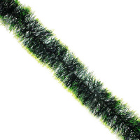 Мишура 9смх2м зеленая с зелёными кончиками CT2336