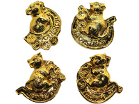 Магнит Мышка с деньгами 4х5см, золото, 4 вида Y8240-19