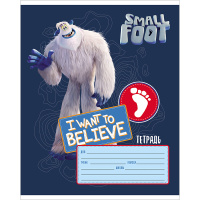 Тетрадь А5 12л клетка "Маленькие ножки" на скобе 5 видов 12Т5В1/056236