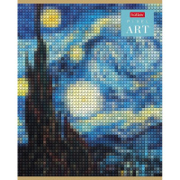 Тетрадь А5 96л клетка "Пиксель АРТ" на скобе 5 дизайнов 080256