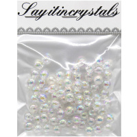 Набор бусин радужные 8мм Y9019-19