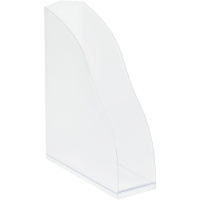 Лоток д/бумаг вертикальный "Дельта" ширина 8,5см, прозрачный ЛТВ-30449