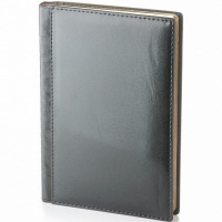 Ежедневник недатированный А5 "Image" 272стр., черный, золотой срез, искусственная кожа 3-346/01