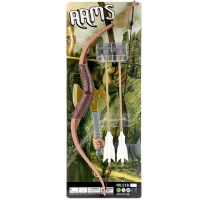 Лук 60см со стрелами на присосках 3шт. пластик 1889399/218-1