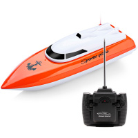 Катер р/у, пластик 24х7см с аккумулятором 1317620/802