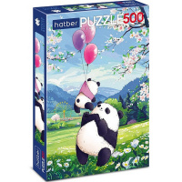 Пазлы 500 эл. "Premium. Плюшевые панды" 33х48см 500ПЗ2_32205/088381