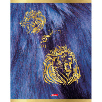 Тетрадь А5 48л клетка "Totem Animal" на скобе 3D фольга матов. ламинация 5 дизайнов 48Т5лофВ1/049387