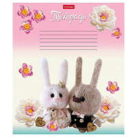 Тетрадь А5 24л клетка "Мягкие и пушистые" на скобе 5 дизайнов 24Т5В1/075168