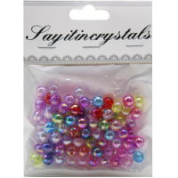 Набор бусин 10мм 13х10см разноцветный Y9023-19